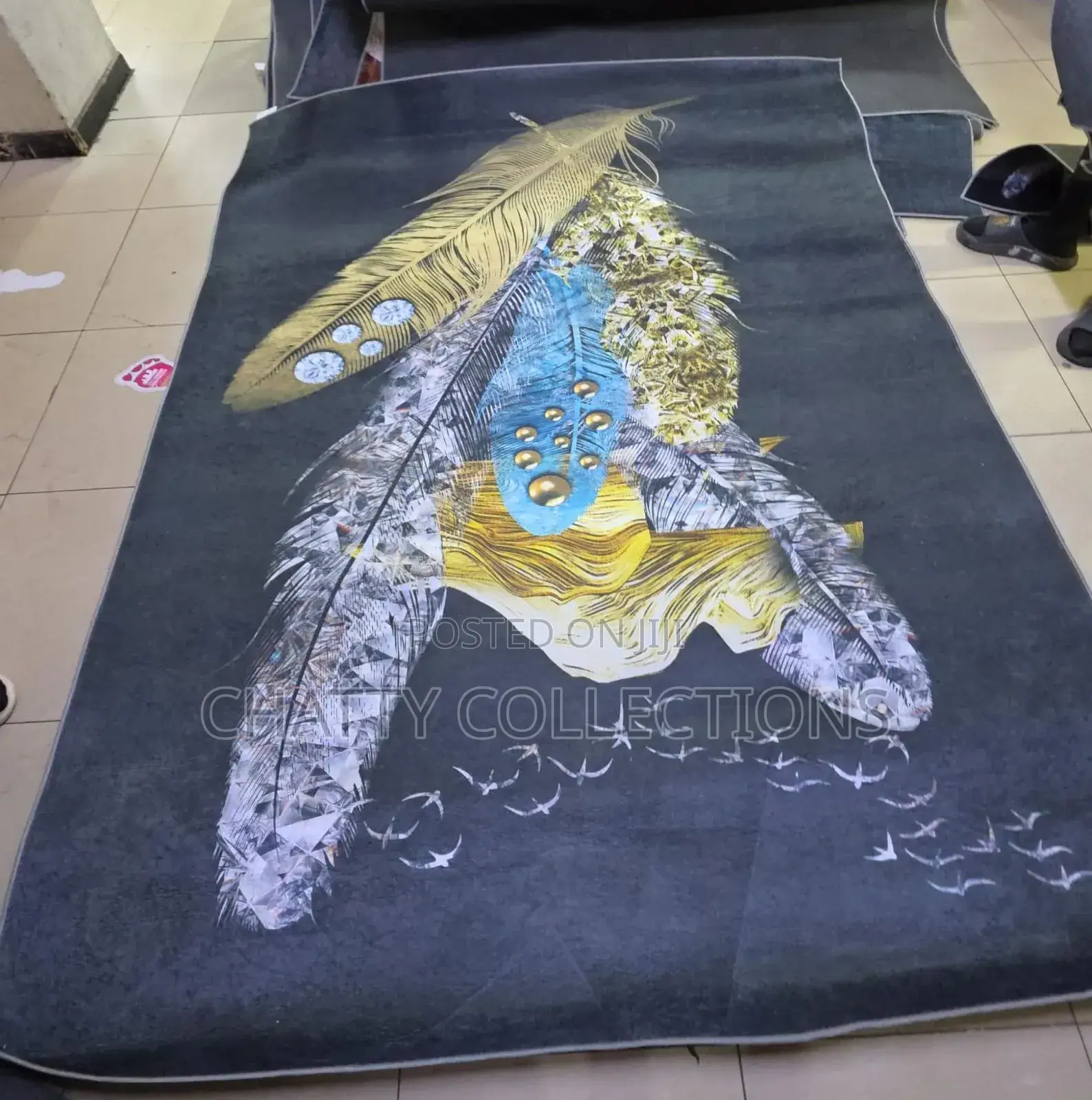 2 in 1 7 by 10 3d Carpets
With Door Mat