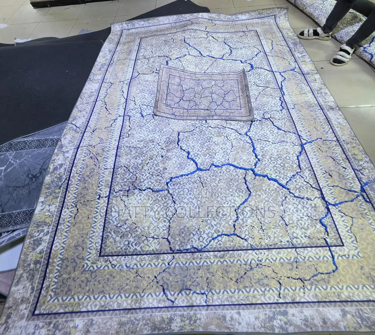 2 in 1 7 by 10 3d Carpets
With Door Mat