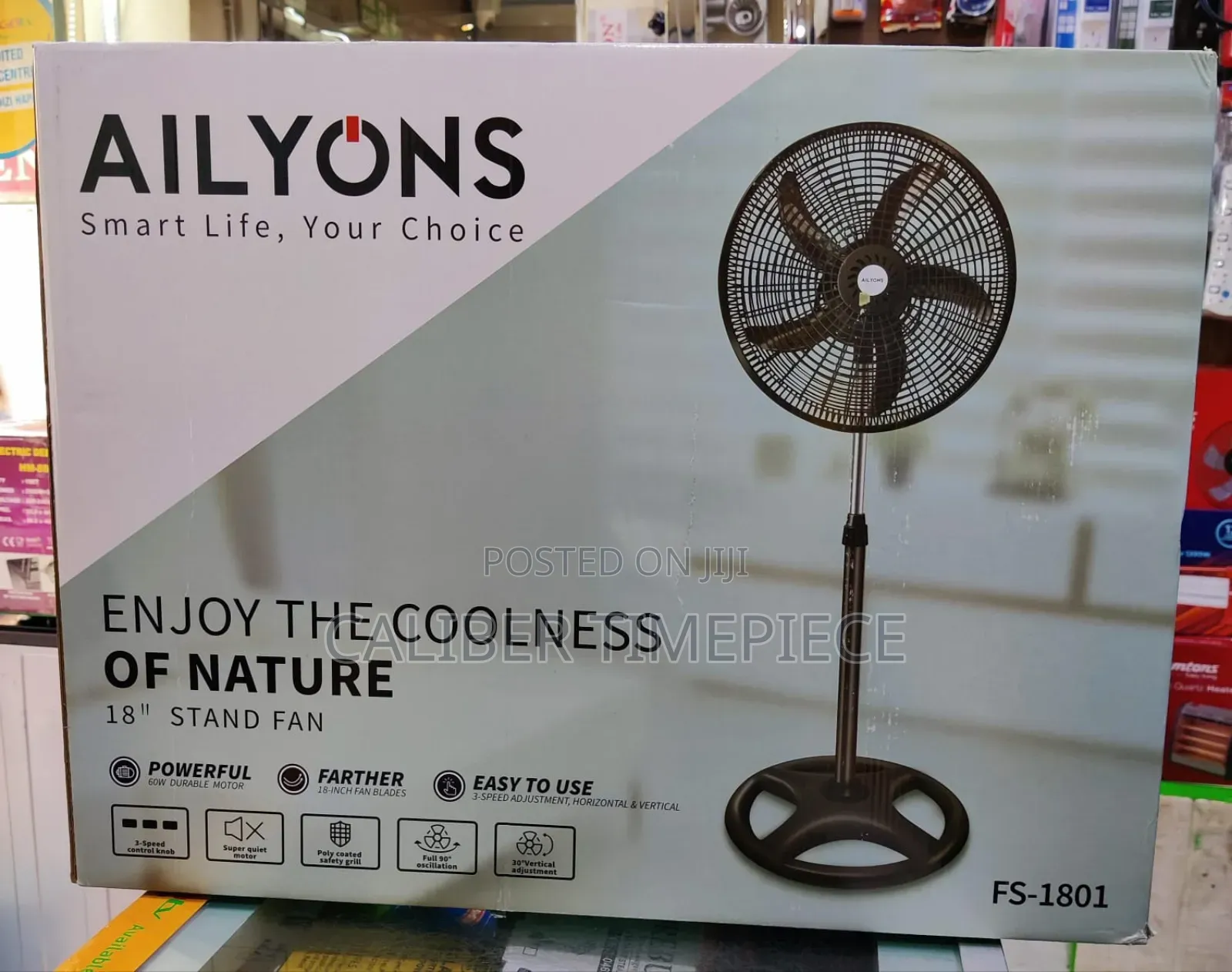 Ailyons 18 Inch Stand Fan