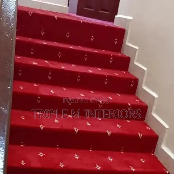 The Finishing Touch Your Floor Needs With Red Executive 12mm Carpet - main view