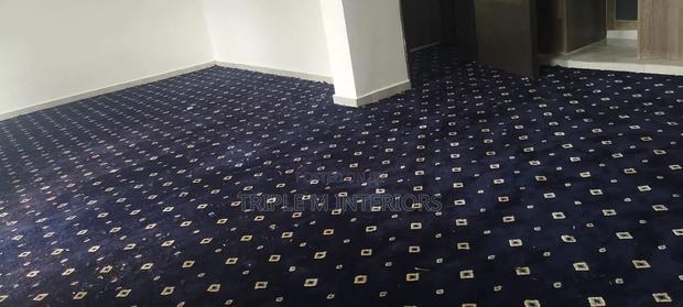 Dotted Deep Blue High-End Wall-to-Wall Carpet for Executive Spaces - main view