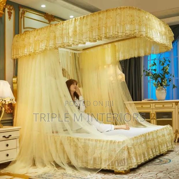 Affordable Premium 2-Stand Mosquito Net With Rail Frame