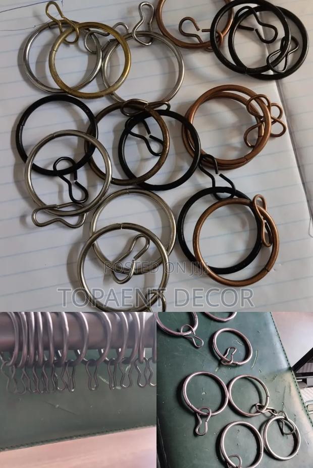 Metallic , Strong and Heavy Duty Curtain Drippery Rings
