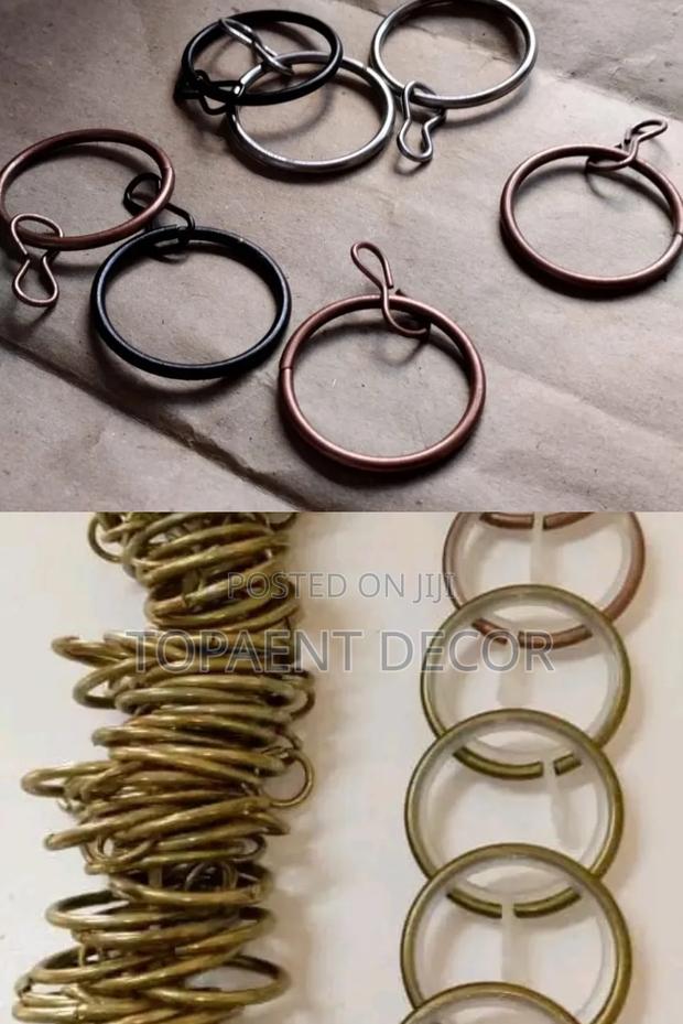 Sheer and Curtain Hooks Tape Drippery Rings