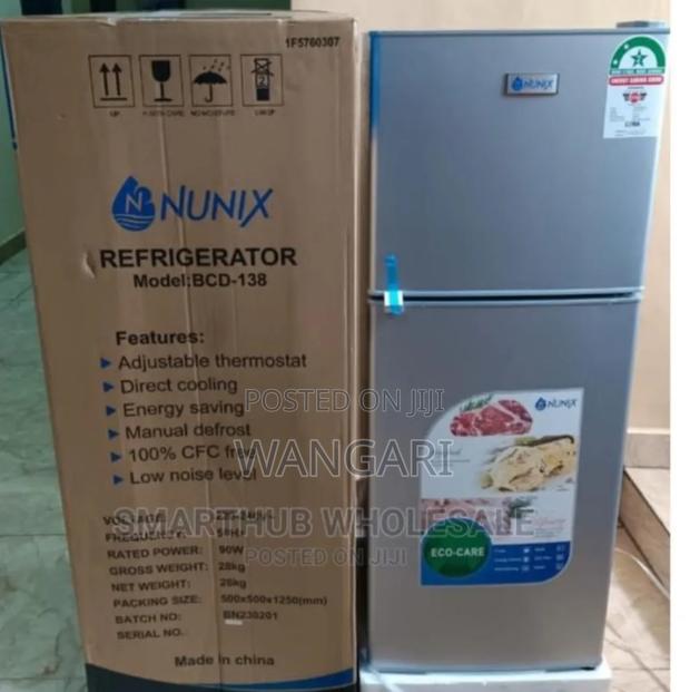 Restocked Nunix 138l Fridge