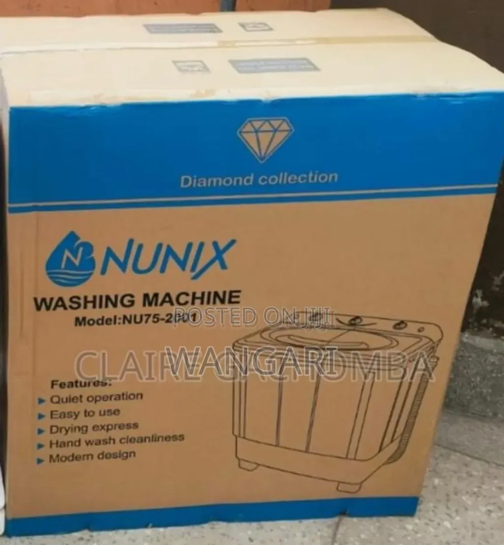 Restocked Stock Nunix 7.5kgs Washing Machine