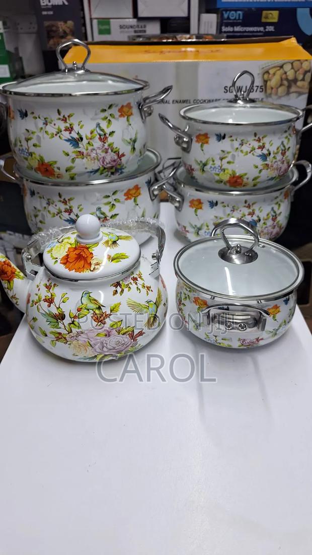 Enamel Cooking Set - main view