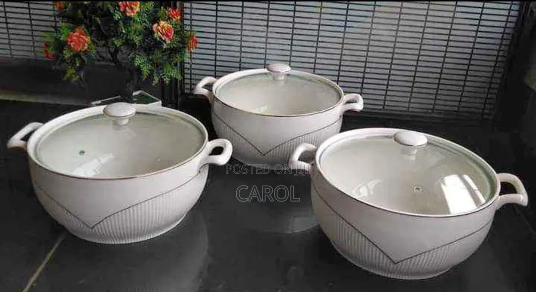 3pcs Ceramic Serving Bowls
