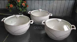 3pcs Ceramic Serving Bowls