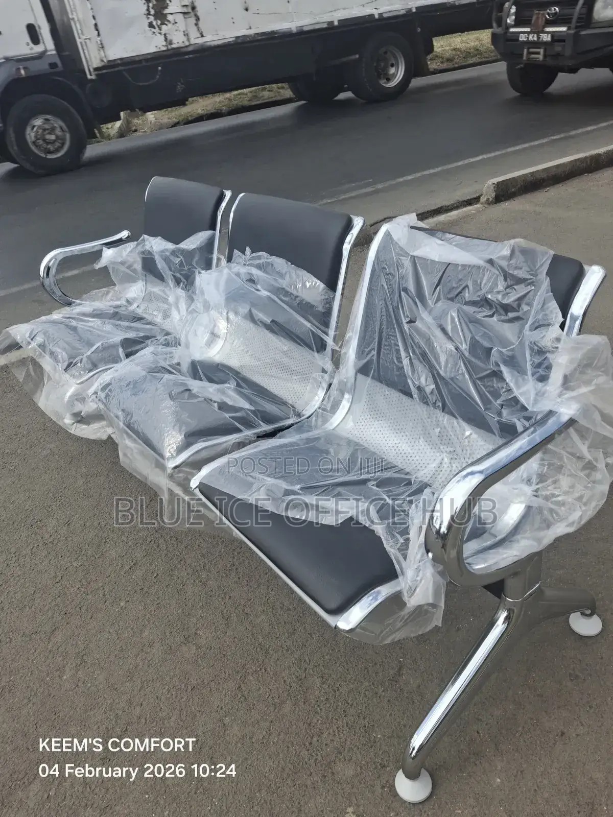 Modern Office Bench Waiting Chair