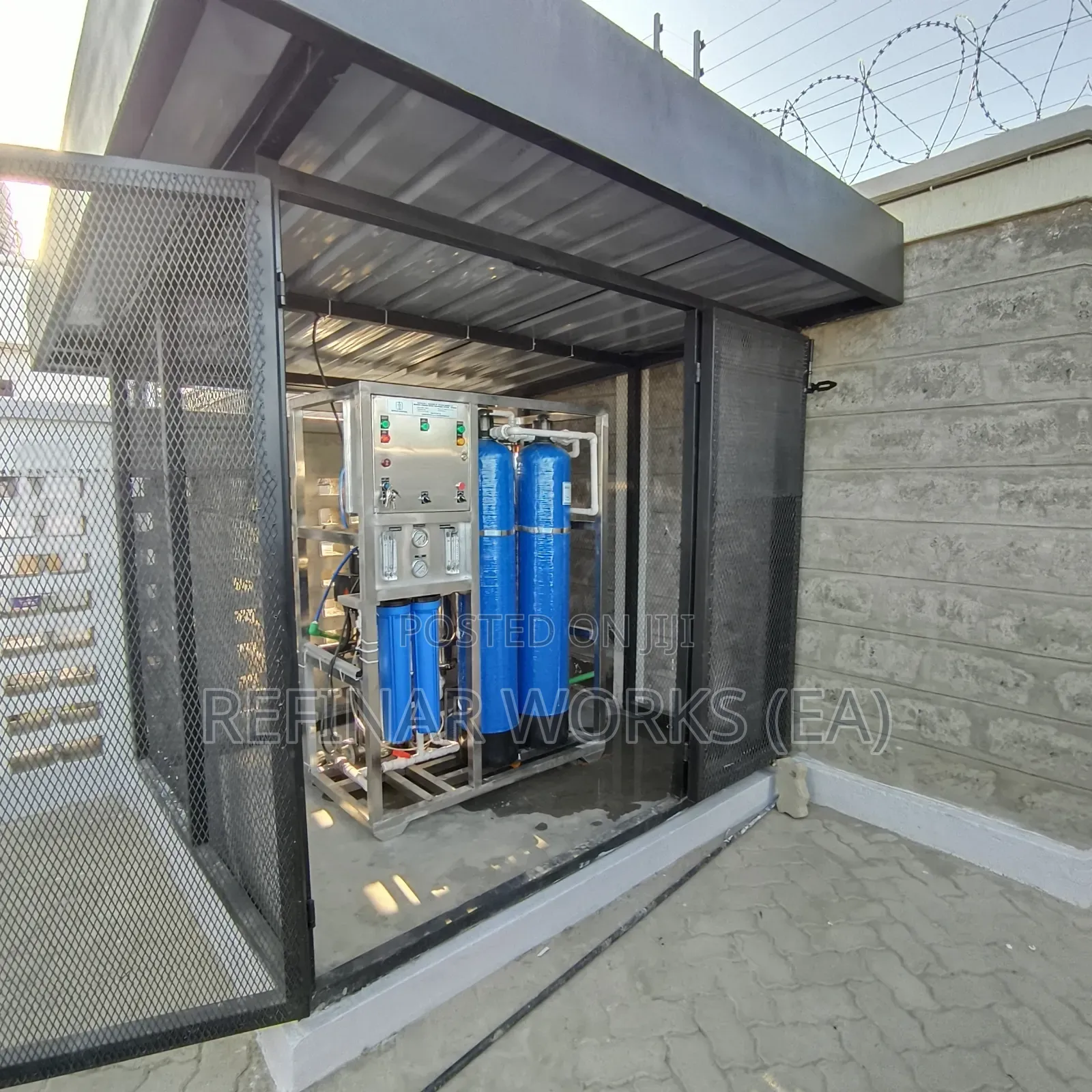 Borehole Water Treatment System Ro Machine Installation Kenya