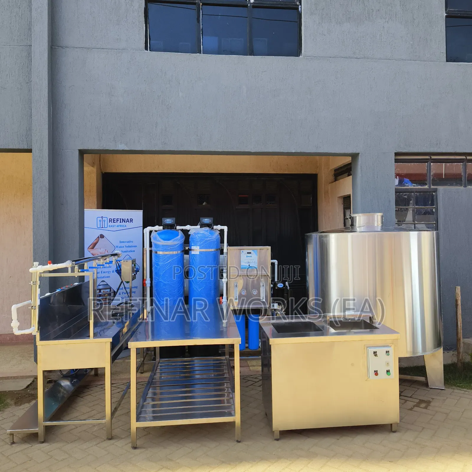 Borehole Water Treatment System Ro Machine Installation Kenya