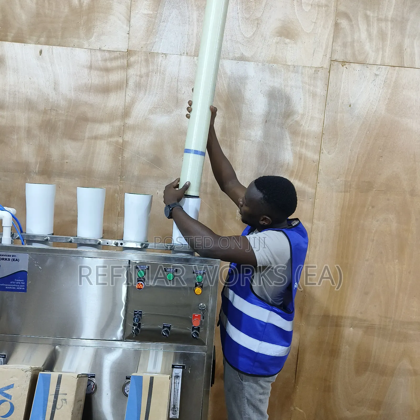 Borehole Water Treatment System Ro Machine Installation Kenya