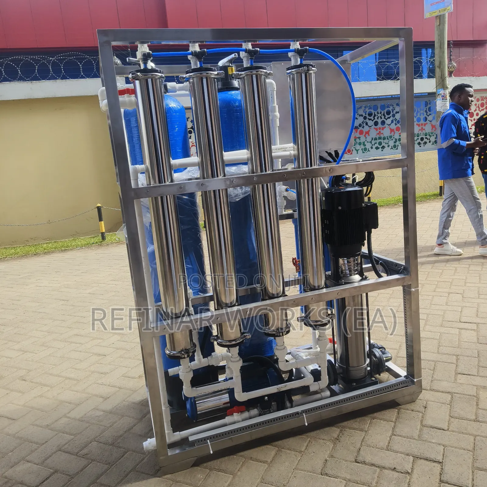 Borehole Water Treatment System Ro Machine Installation Kenya