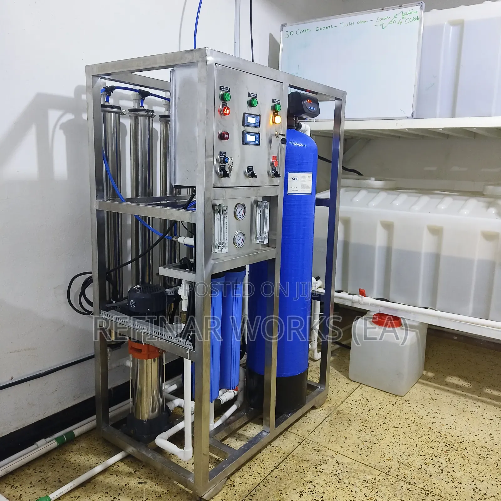 Borehole Water Treatment System Ro Machine Installation Kenya