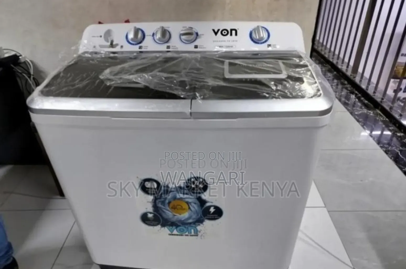 Elte White Von Von 13kgs Washing Machine