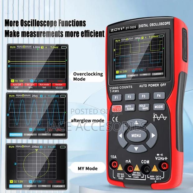 Zoyi True RMS Digital Oscilloscope - thumbnail 2