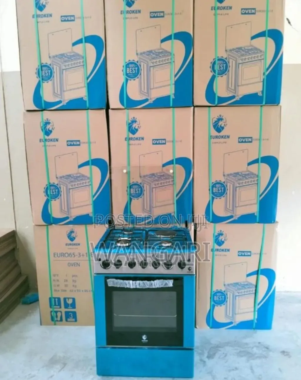 Silver New Euroken 3+1 Cooker