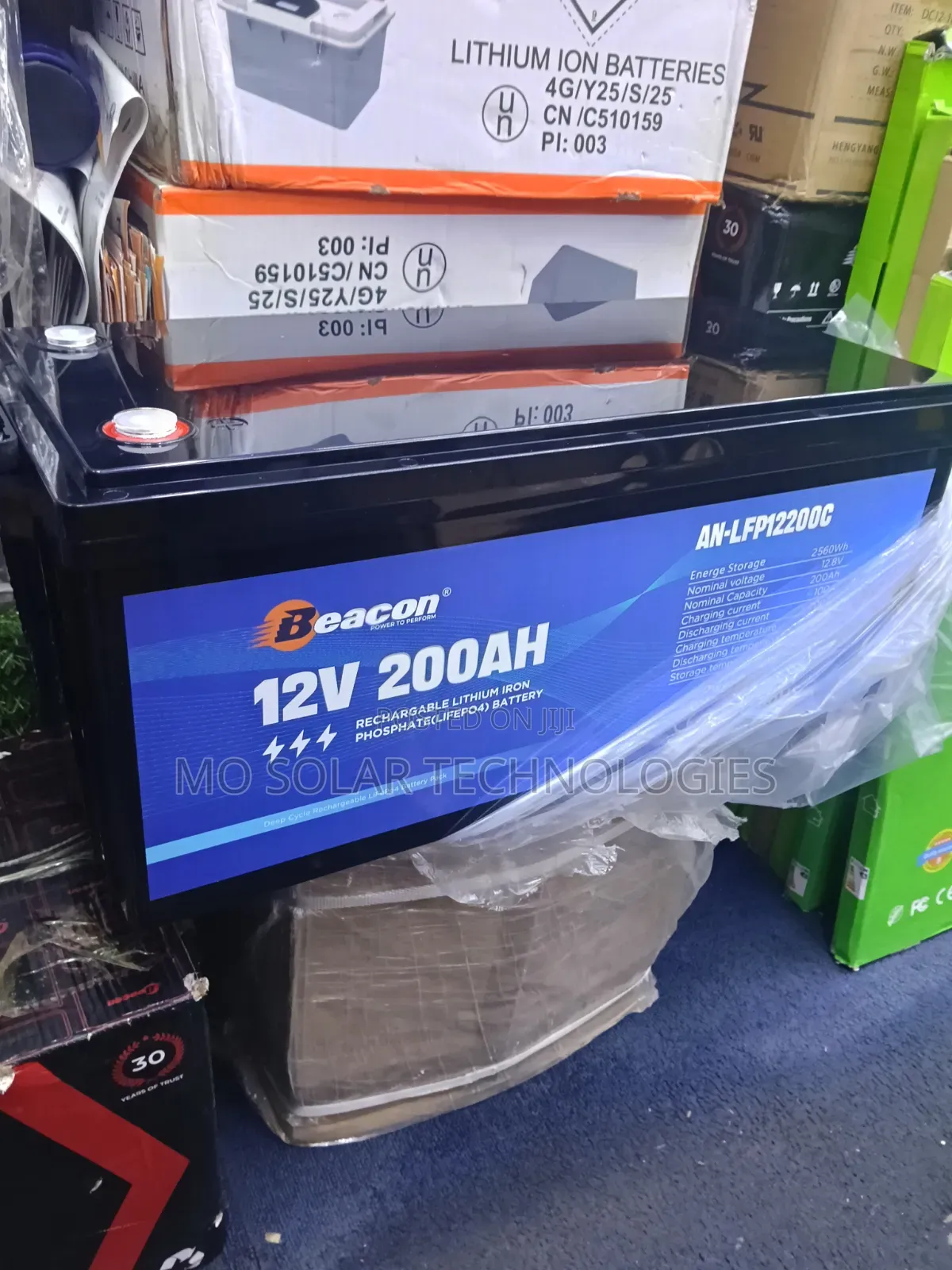 200ah 12v Lithium Ion Battery. Beacon Energy (18 Months Warranty)