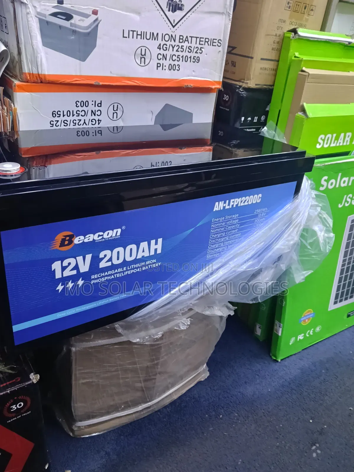 200ah 12v Lithium Ion Battery. Beacon Energy (18 Months Warranty)