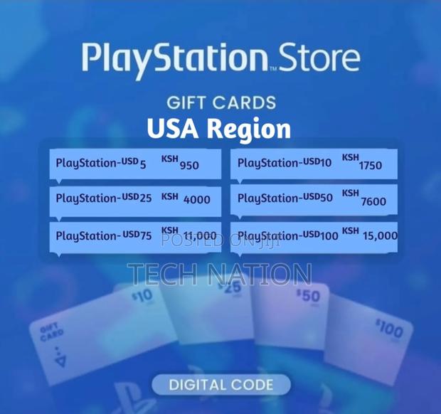 Playstation Gift Cards–Us /Uk /Saudi /Sa Region–Digital Code