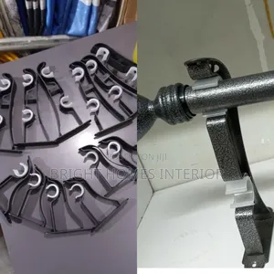 Jua Kali Curtain Rod Double Brackets