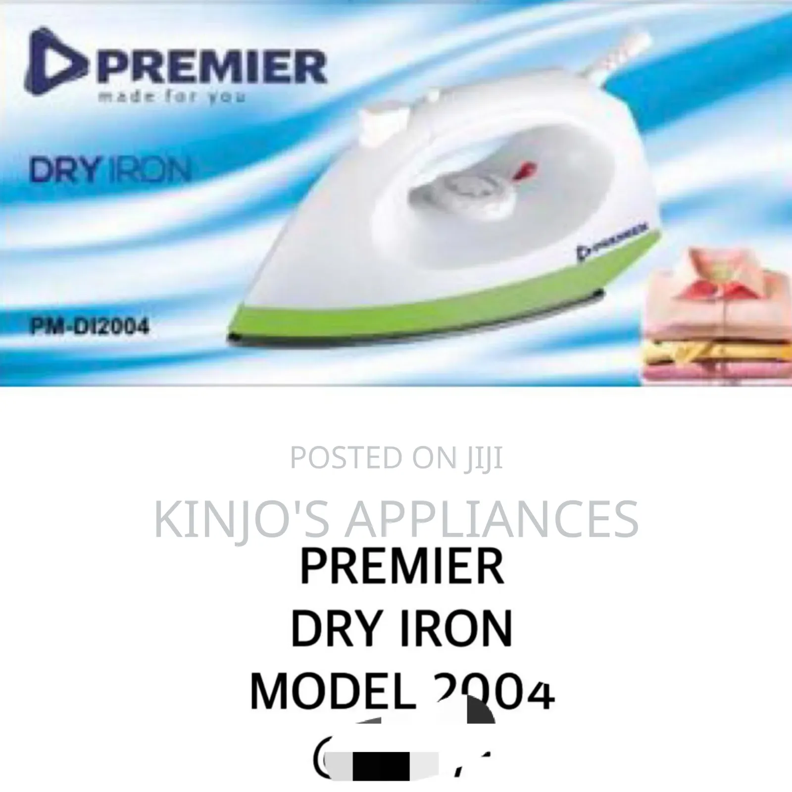 Premier Dry Iron Available