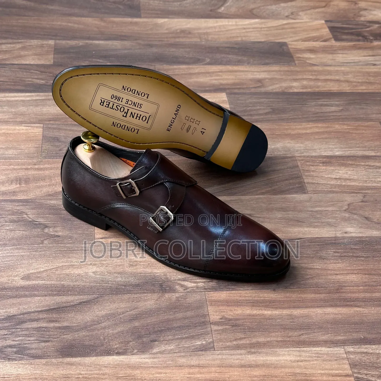 Double Buckled John Foster Official Shoes