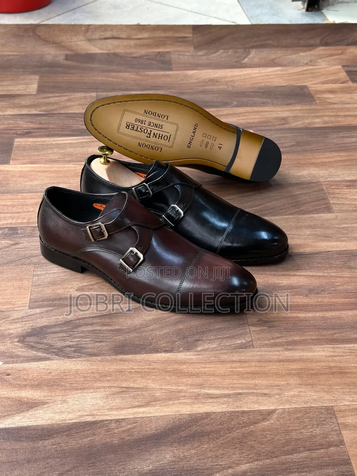 Double Buckled John Foster Official Shoes