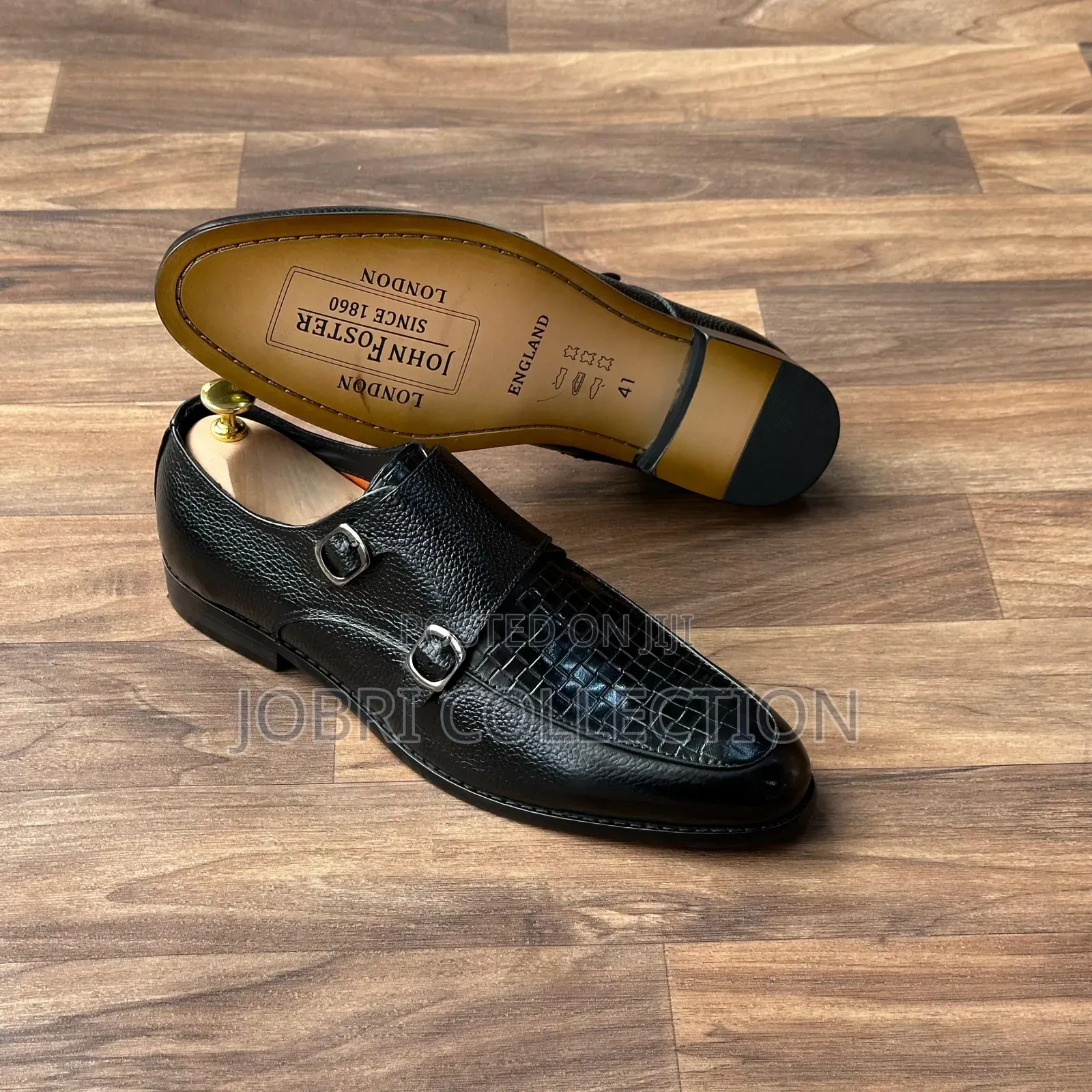 Double Buckled John Foster Official Shoes