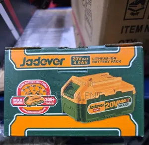 Jadever 4.0ah Spare Battery/20v Spare Battery