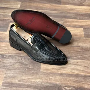 Authentic Leather John Foster Official Slip Ons