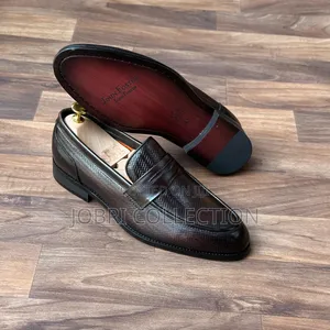 Authentic Leather John Foster Official Slip Ons