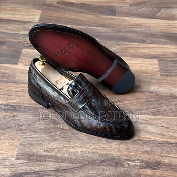 Authentic Leather John Foster Official Slip Ons - thumbnail 2