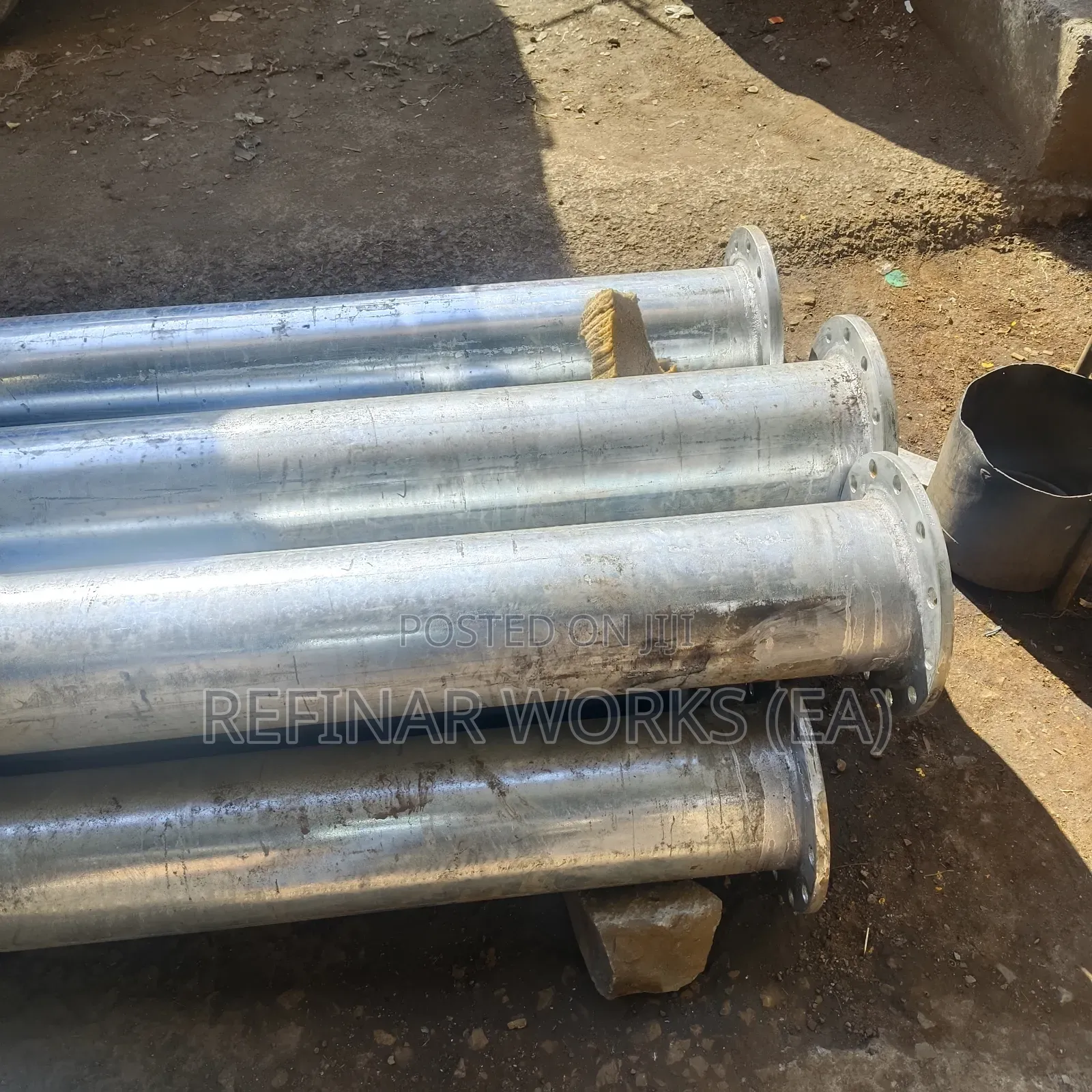 Heavy Duty Galvanized Steel Pipeline Installation Works