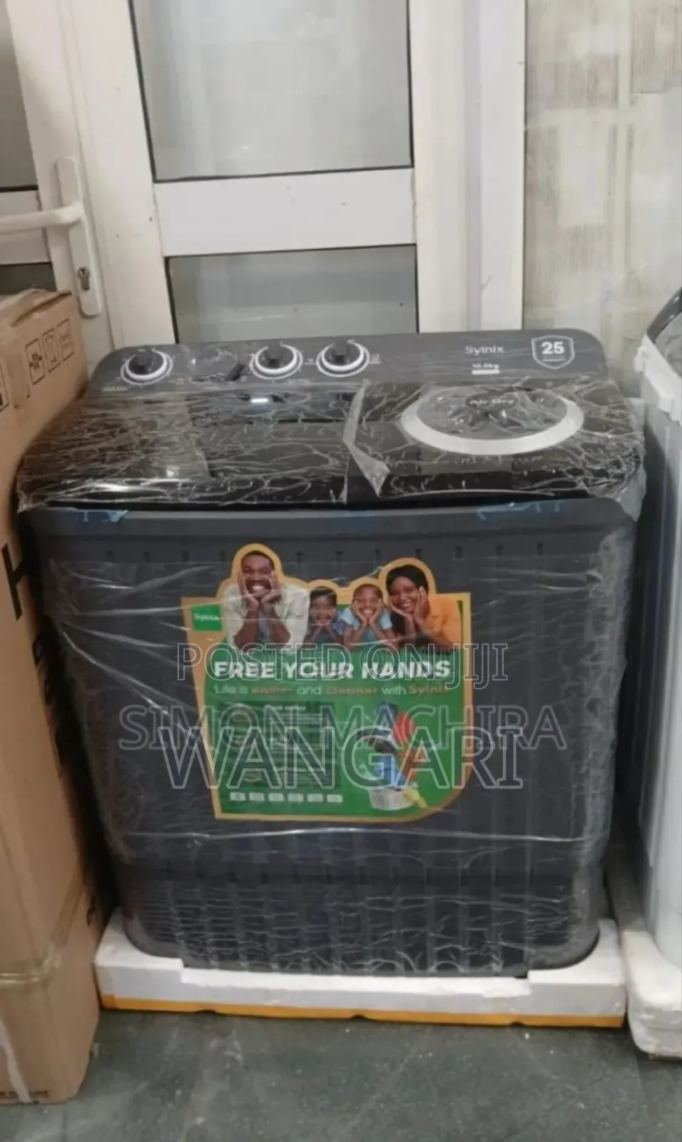Restocked Stock Syinix 10kg Washing Machine