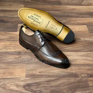 John Foster Leather Offfical Laced Shoes