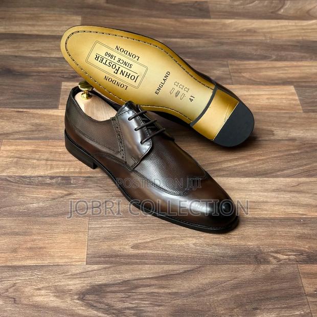 John Foster Leather Offfical Laced Shoes - thumbnail 2