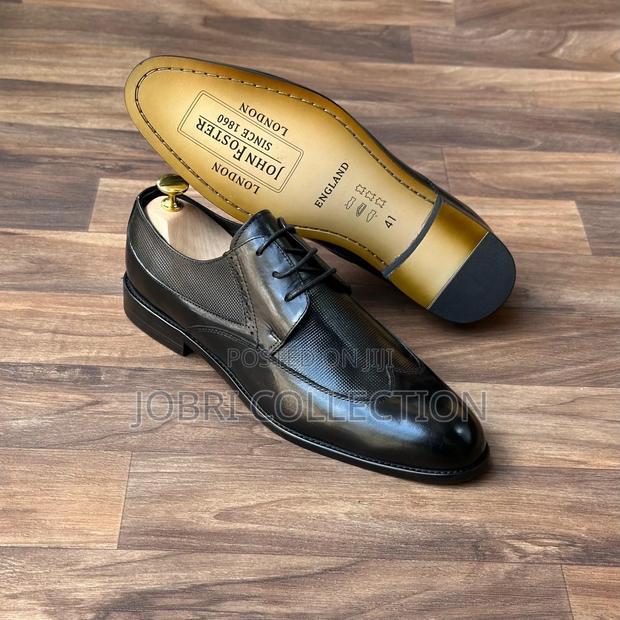 John Foster Leather Offfical Laced Shoes - thumbnail 3