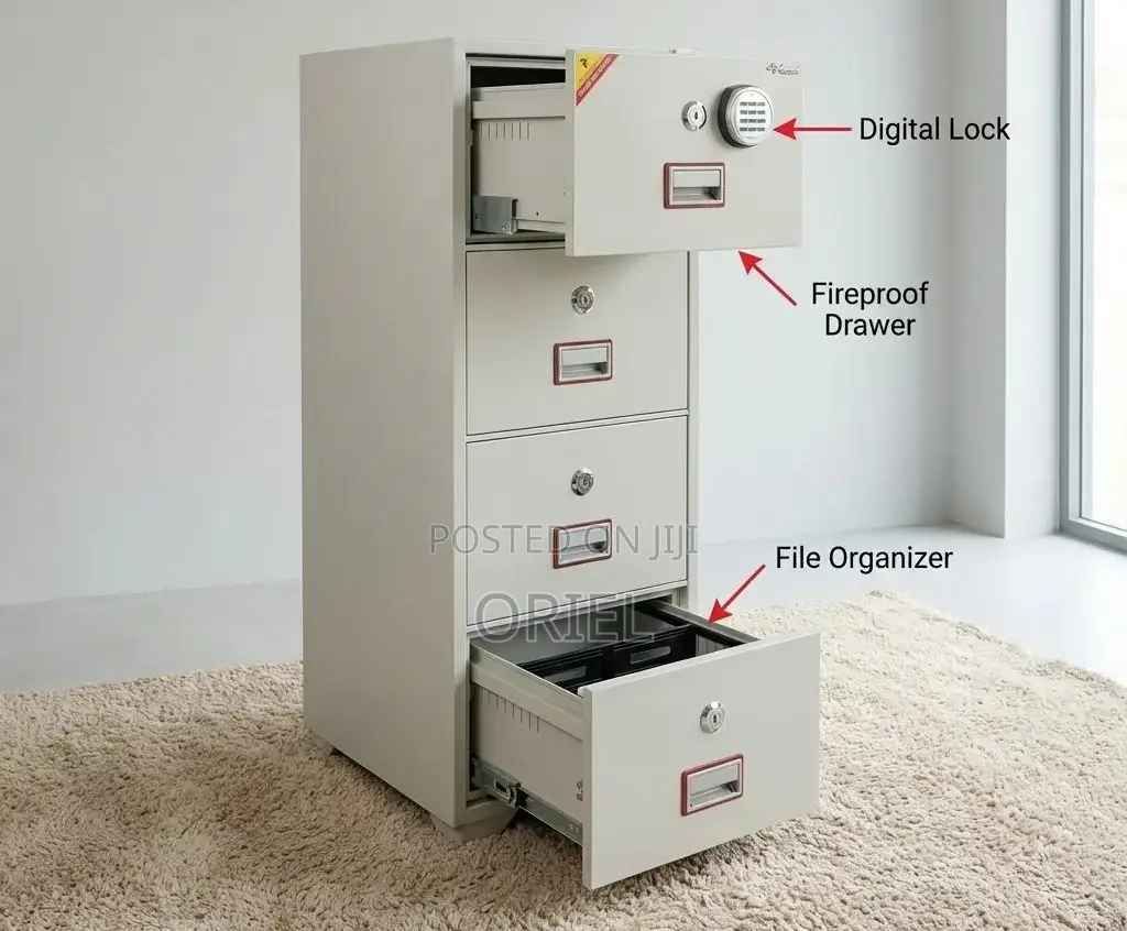 Office Cabinet : 4-Drawer Diplomat Office Filing Cabinet