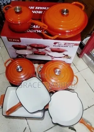 Enamel Die Cast Iron 11pcs