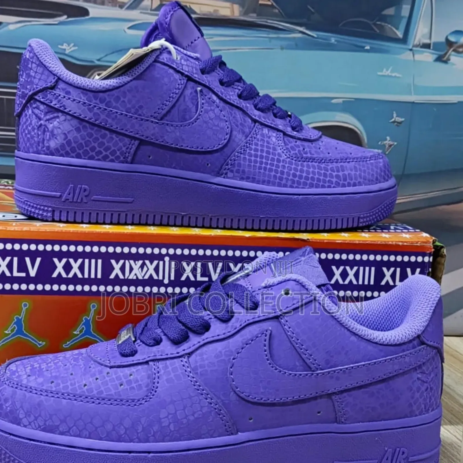 The Purple Nike Airforce One Low Kobe Sneakers