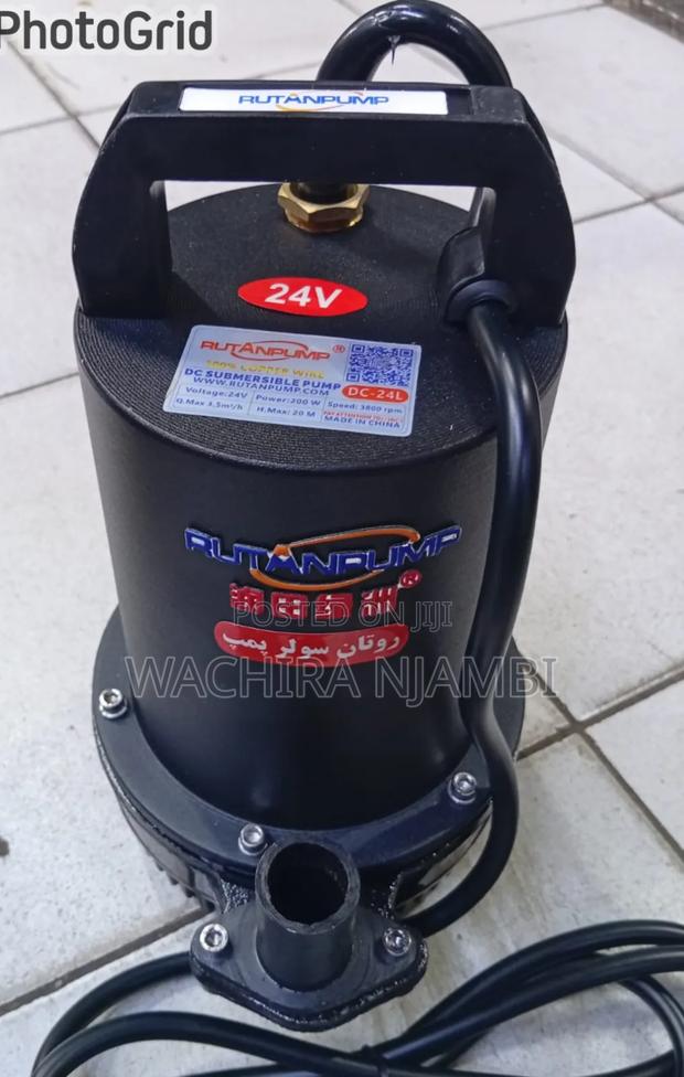 Rutan Dc Submersible Water Pump, 24v,20m