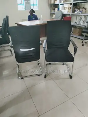Black Office Waiting Chair