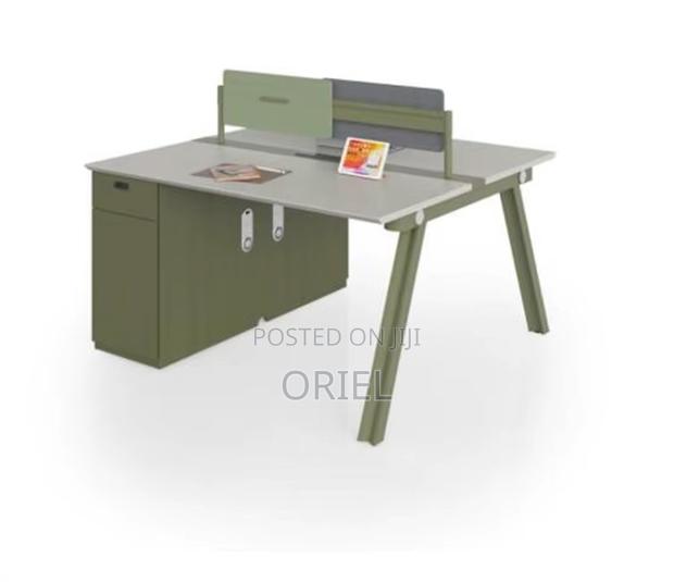 Office Workstation : 2-Seater Office Minimalist Workstation - thumbnail 4