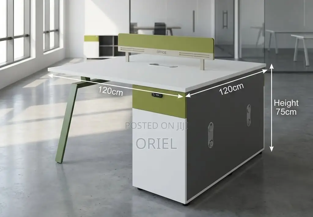 Office Workstation : 2-Seater Office Minimalist Workstation