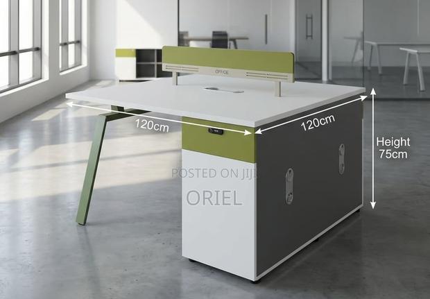 Office Workstation : 2-Seater Office Minimalist Workstation - thumbnail 9
