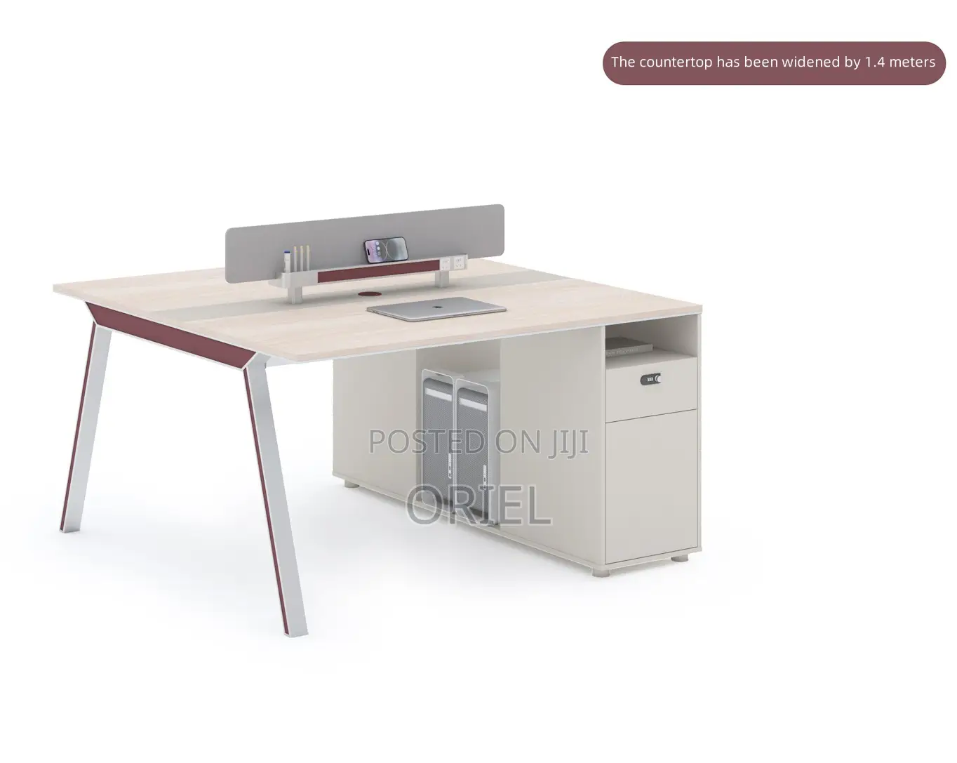Office Workstation : 2-Seater Office Minimalist Workstation