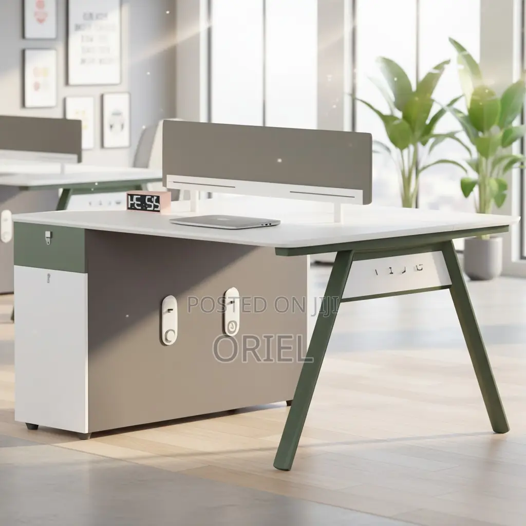 Office Workstation : 2-Seater Office Minimalist Workstation