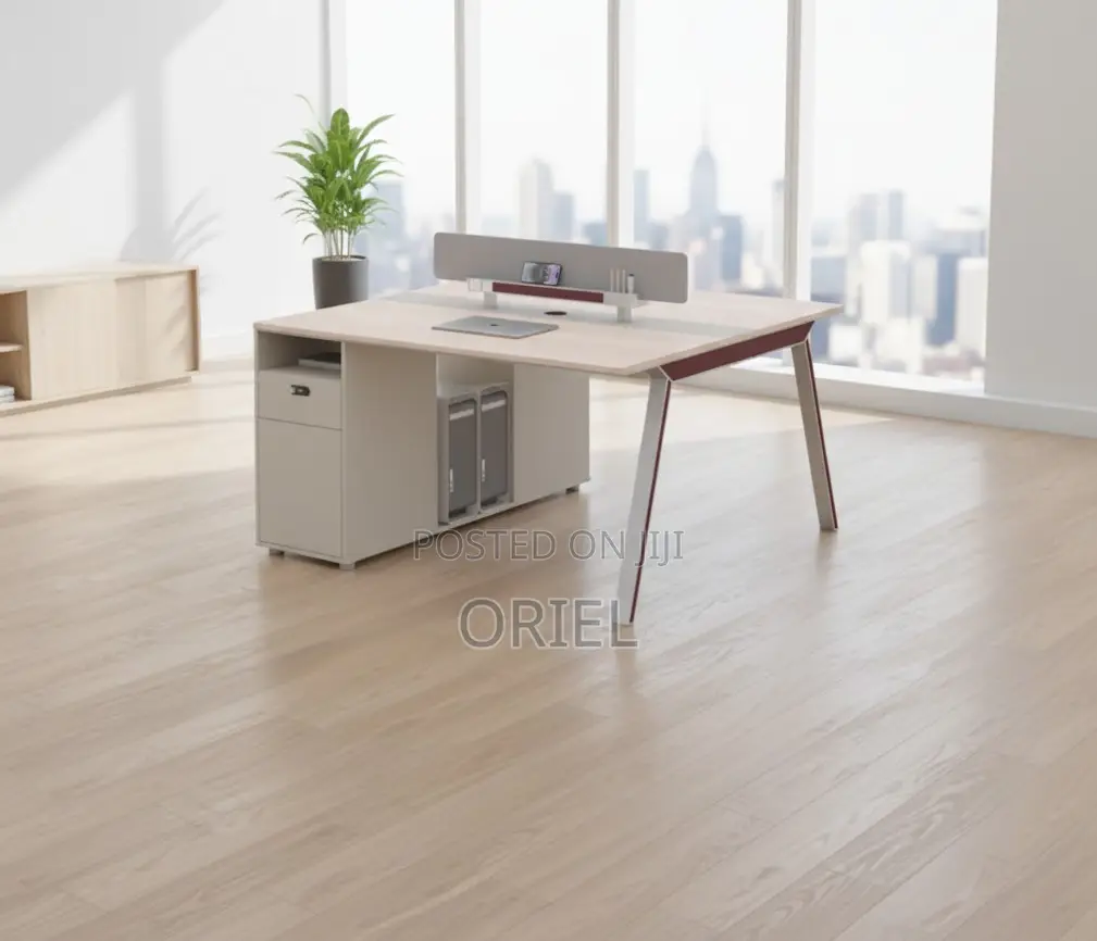 Office Workstation : 2-Seater Office Minimalist Workstation